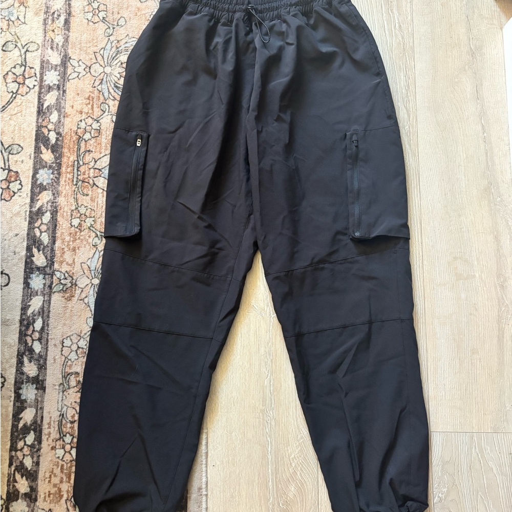 TomboyX Black Cargo Jogger Pants